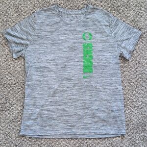 Nike Oregon Ducks Heather Gray Womens Tee